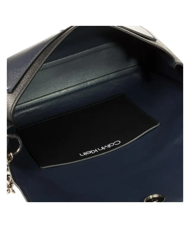 Calvin Klein - Γυναικεία Τσάντα Disc Top Handle Satchel K60K606509-BAX Μαύρο 2