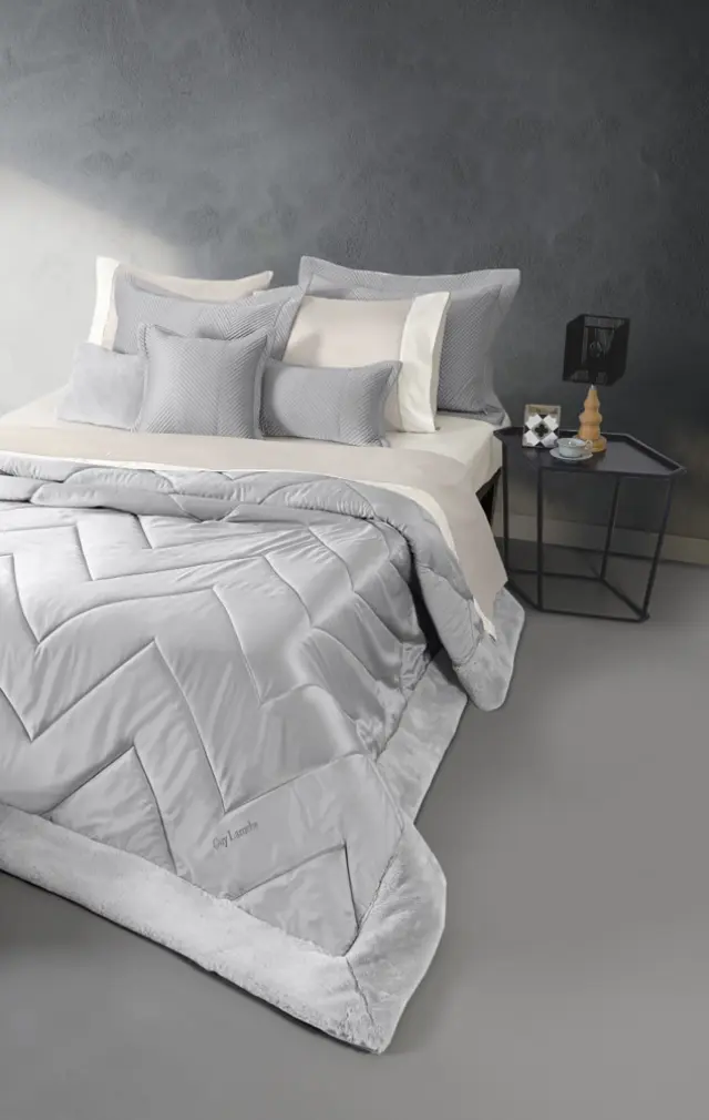 ΠΑΠΛΩΜΑ ΥΠΕΡΔΙΠΛΟ (240x250) ΣΕΤ 3ΤΕΜΑΧΙΩΝ NEW CHEVRON SILVER GUY LAROCHE
