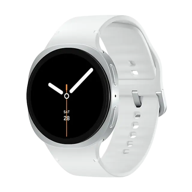 Samsung Galaxy Watch 8 3.81 cm (1.5") AMOLED 44 mm Digital 480 x 480 pixels Touchscreen Silver Wi-Fi GPS 2