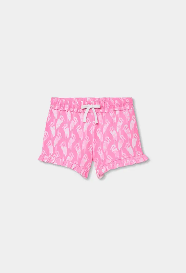Boboli Knit σορτς με τύπωμα για κορίτσι 443078-9790