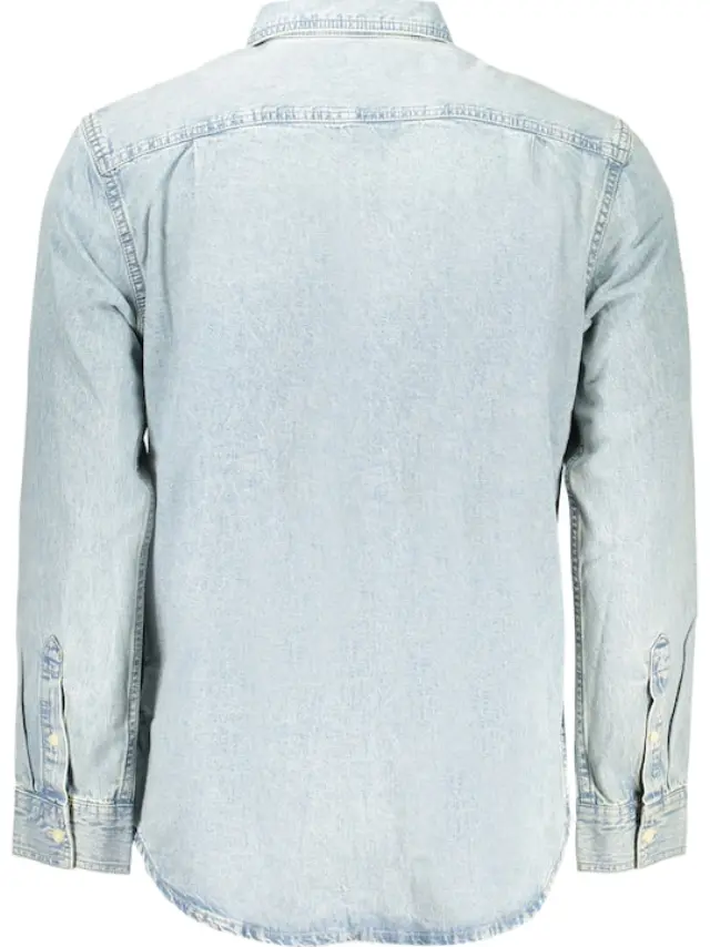 Calvin Klein - Ανδρικό Πουκάμισο Jean Essential Classic Regular fit LV04RG908G-3Y7 Μπλε 2