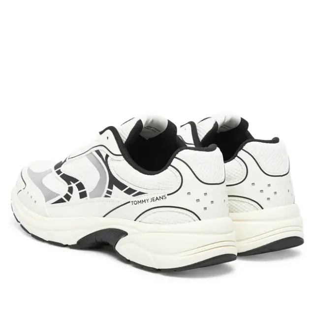 Ανδρικά Sneakers Tommy Hilfiger EM0EM01594 BDS Μπεζ/Μαύρο Μπεζ - 41 3