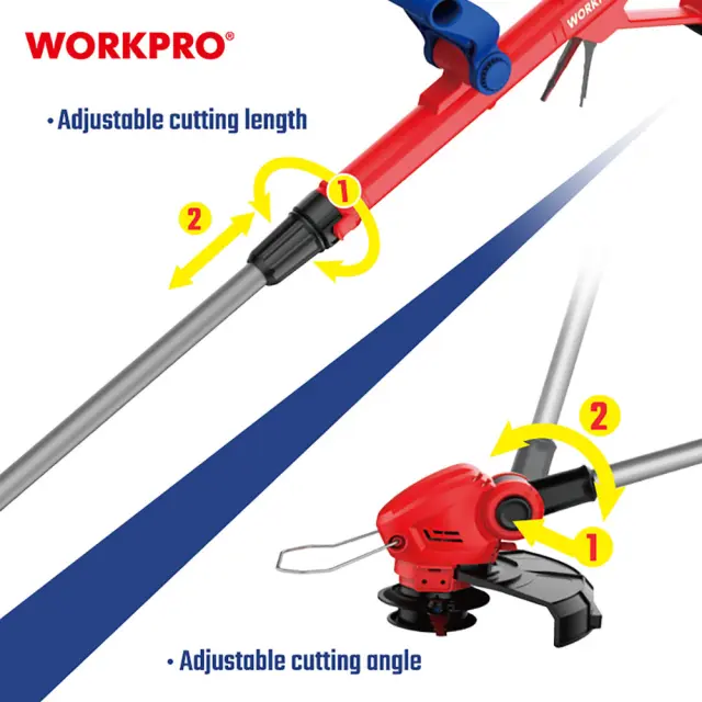 WORKPRO ΧΛΟΟΚΟΠΤΙΚΟ ΕΠΑΝΑΦΟΡΤΙΖΟΜΕΝΟ 20V-Li SOLO** WP391608 3