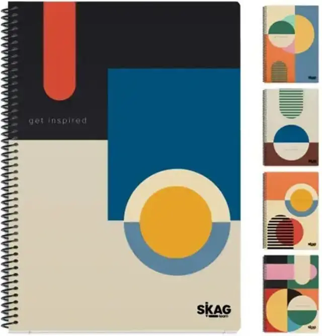 Skag Τετράδιο Bauhaus A4 3Θ / 312790 (Skag)