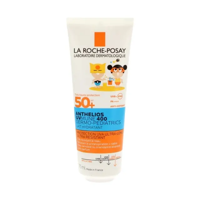 La Roche-Posay Anthelios Uvmune 400 Dermo-Pediatrics Hydrating Lotion SPF 50+ Παιδικό Ενυδατικό Αντηλιακό Γαλάκτωμα για Ευαίσθητο & με Τάση Ατοπίας Δέρμα, 75ml