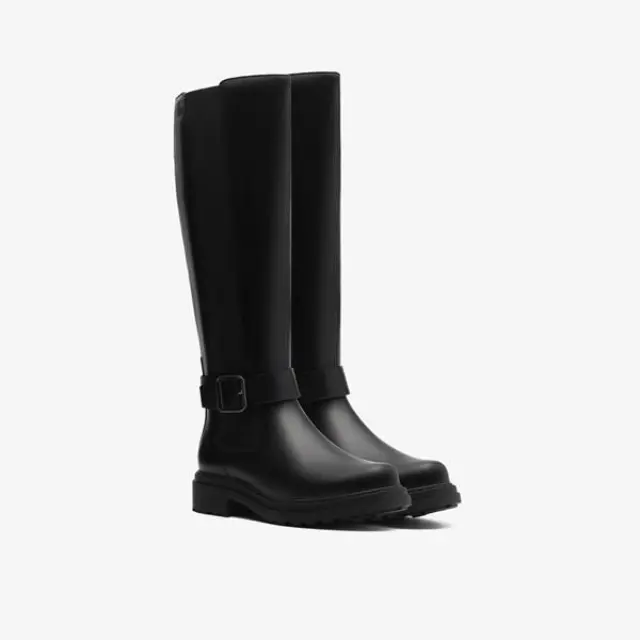 Clarks Orinoco 3 Tall Black Black Leather - 38 3