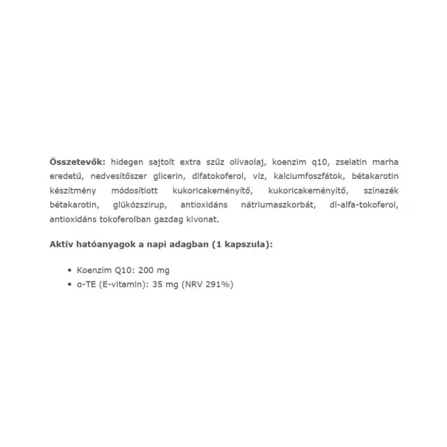 JutaVit Coenzyme Q10 200 mg 2