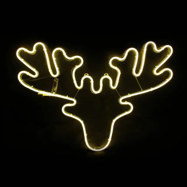 AcaLight Offer ΚΕΦΑΛΙ ΤΑΡΑΝΔΟΥ 300 LED NEON ΦΩΤΟΣΩΛΗΝΑ 3m SMD ΘΕΡΜΟ ΛΕΥΚΟ ΣΤΑΘΕΡΟ ΜΕ 1.5m ΚΑΛΩΔΙΟ IP44 605x420mm