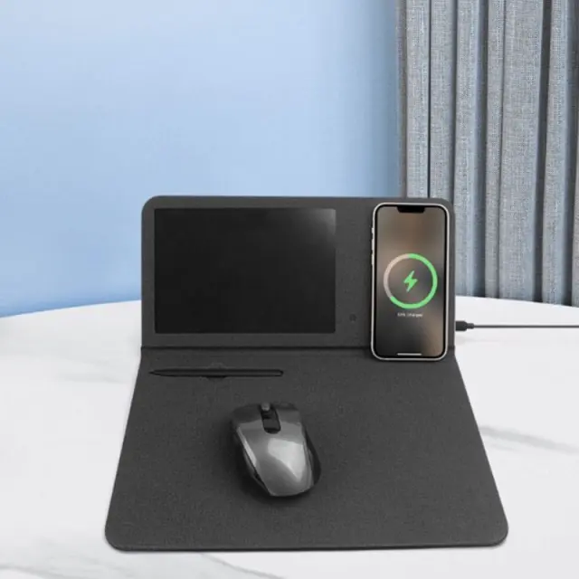 MOUSEPAD ΜΕ ΑΣΥΡΜΑΤΗ ΦΟΡΤΙΣΗ & LCD ΠΛΑΚΕΤΑ ΣΗΜΕΙΩΣΕΩΝ YS-05308