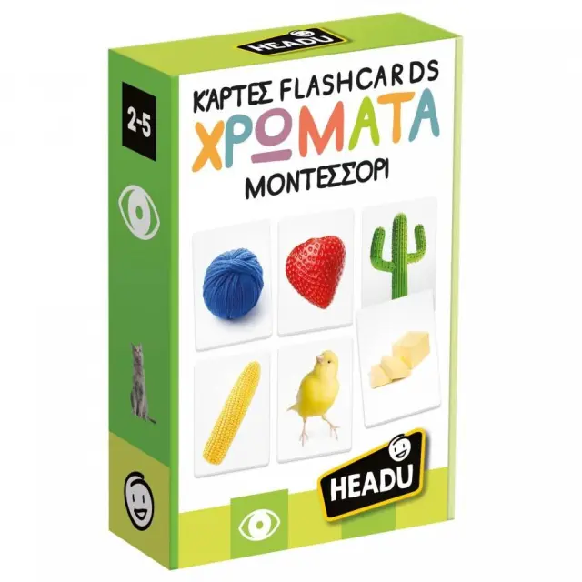 Παιχνίδι HEADU εκπαιδευτικές κάρτες - Χρώματα