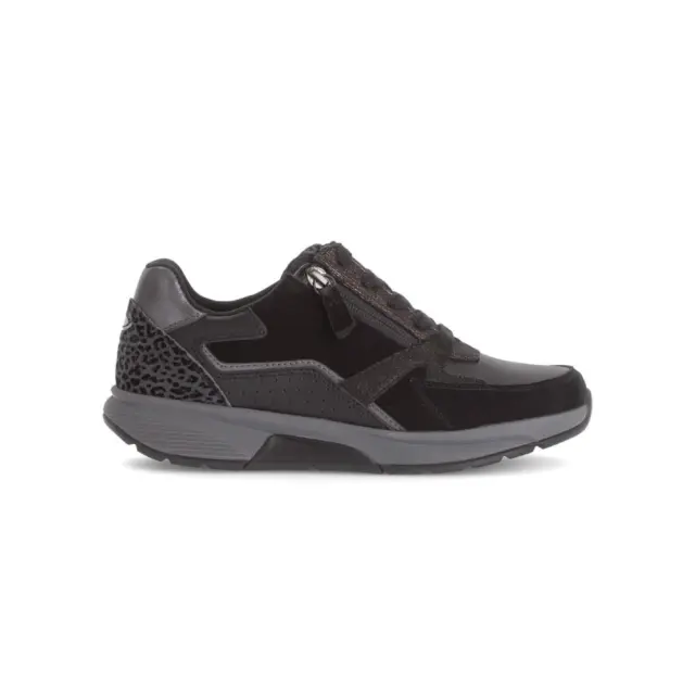 Gabor Sneakers Γυναικείο δέρμα/δέρμα Nubuck Μαύρο GAB/76878 001-BLACK - 36
