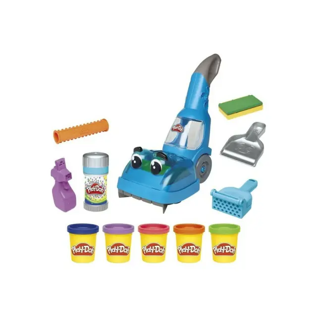 Hasbro Play-Doh Zoom Vacuum And Clean-Up Toy With 5 Colours F3642 2