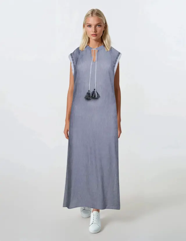 S663 - Type - BEACHDRESS LONG SEA STRIPE - S