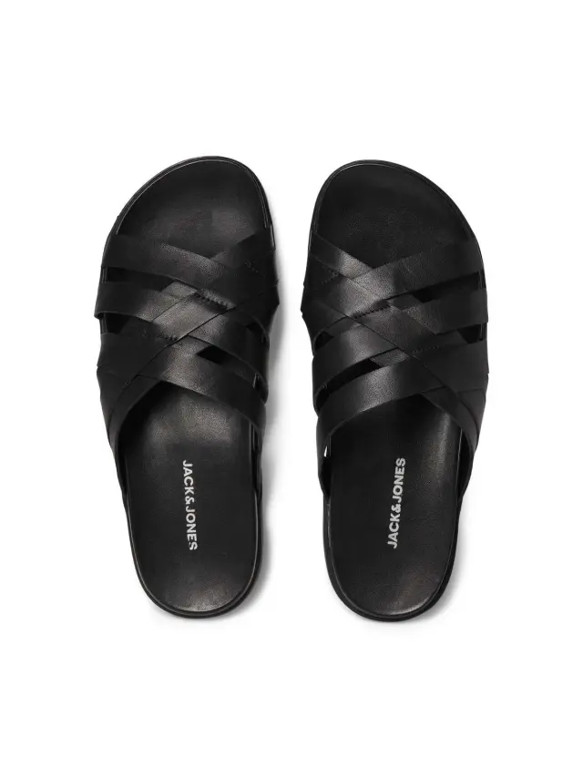 JFWOLIVER LEATHER SANDAL Anthracite 3
