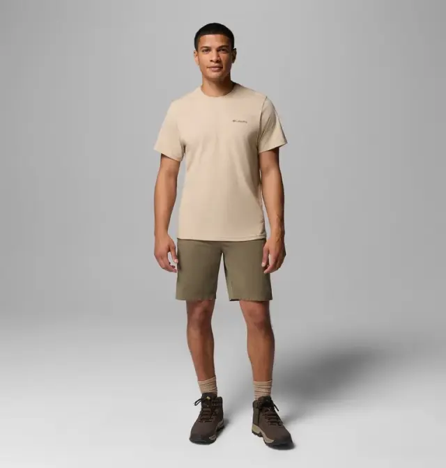 Columbia CSC™ Basic Tee Ancient Fossil – Ανδρικό Βαμβακερό T-Shirt - 2154991-271 2