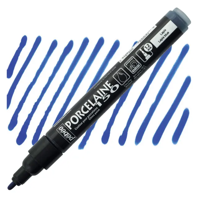 Pebeo Porcelaine Μαρκαδόρος Πορσελάνης - 04 Lapis Blue 1.2mm