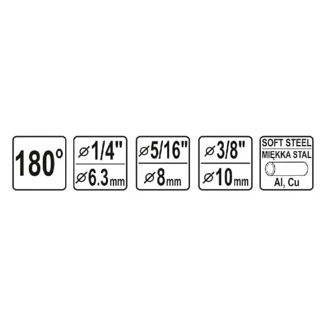Yato Κουρμπαδόρος 6"/8"/10" YT-21840 3