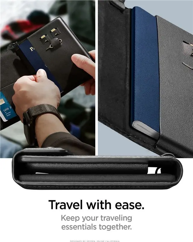 Spigen Universal AirTag Passport Holder, black 3
