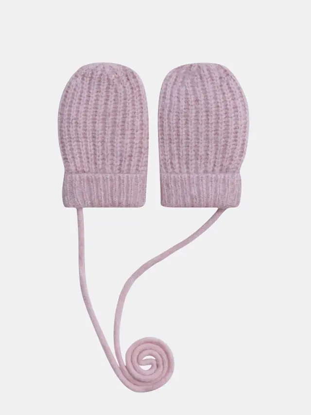 Βρεφικά Γάντια για Κορίτσια Cozy Mittens ΡΟΖ