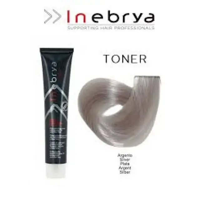 Inebrya Επαγγελματική Βαφή Μαλλιών 100ml Toner Ασημί
