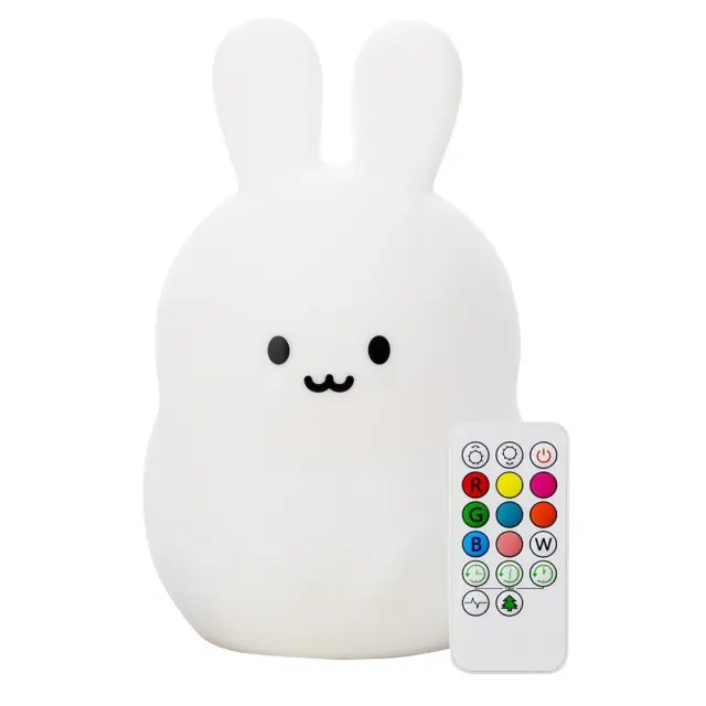 FreeON Rabbit Φωτάκι Νυκτός Σιλικόνης με Τηλεχειριστήριο