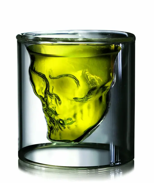 Σφηνοπότηρα σετ 4 τμχ Skull Shot Glasses 25ml 15872 3