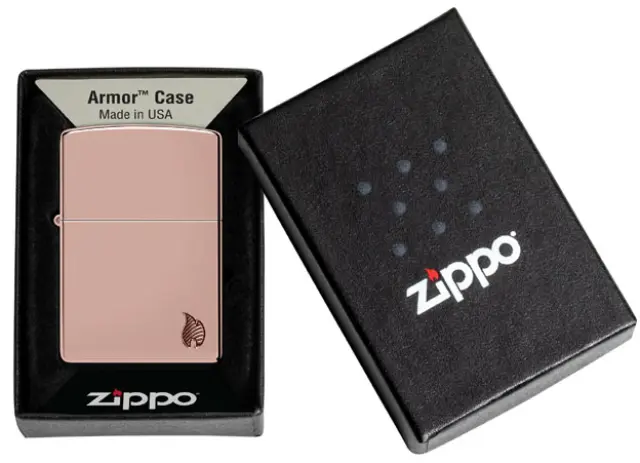 ZIPPO Αναπτήρας - Armor® High Polish Rose Gold Flame (46401) 3