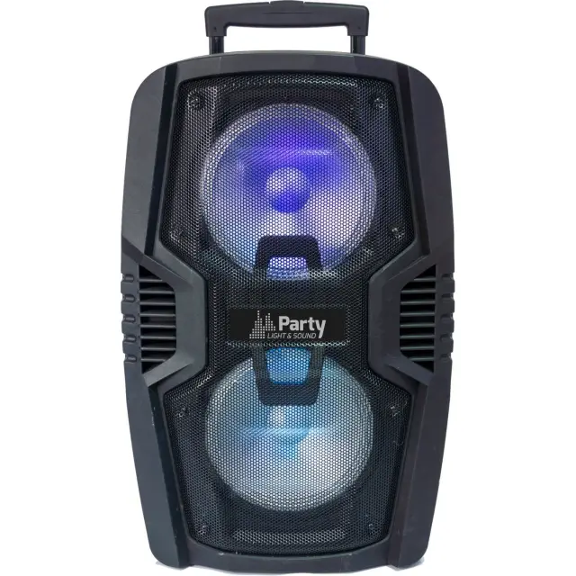 PARTY LIGHT PARTY-210LED PORTABLE SOUND SYSTEM 2 x 10"/25cm - 600W WITH BLUETOOTH, USB, TF REMOTE CONTROL (17-2583PLS)