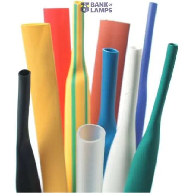 Heat-shrinking tubing 12.7/6.4 yellow.