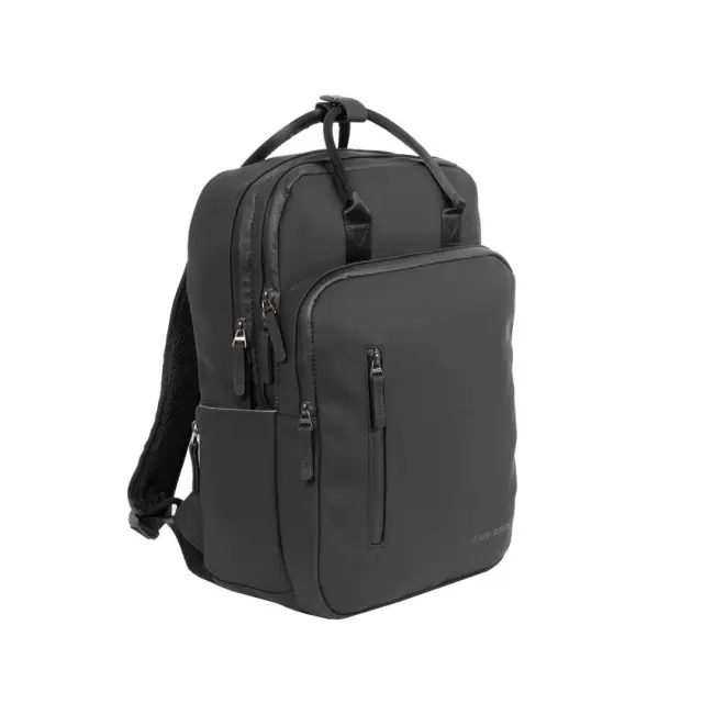 New Rebels - William Milwaukee Black 18L Backpack Water Repellent Laptop 15.6"