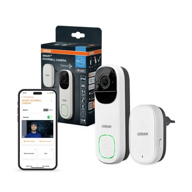 SMART WIFI OUTD CAMERA DOORBELL OSRAM