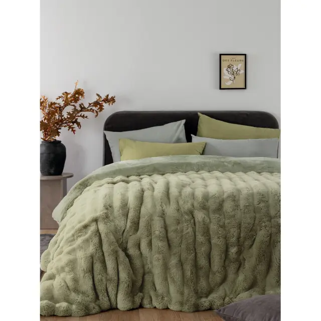 Κουβερτοπαπλωμα Palamaiki Comfo Khaki - Μονό 160 x 220