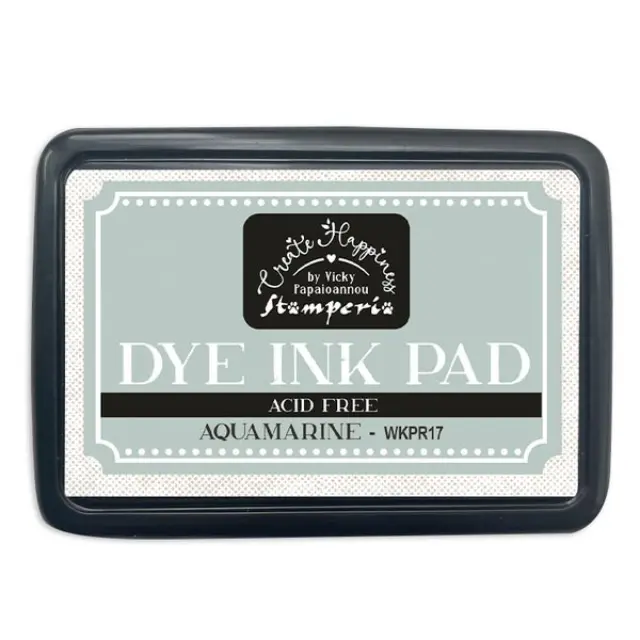 Μελάνι σε ταμπόν για σφραγίδες Dye Ink Pad, Stamperia, Aquamarine