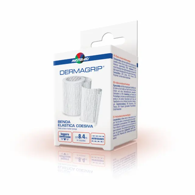 Master Aid Dermagrip Αυτοκόλλητος ελαστικός επίδεσμος 4mx8cm