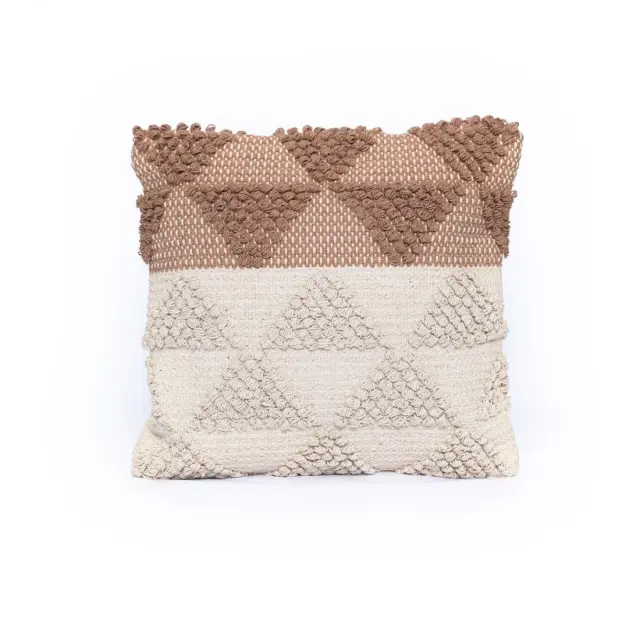 Μαξιλαροθήκη Διακόσμησης Palamaiki Troi Brown 45x45