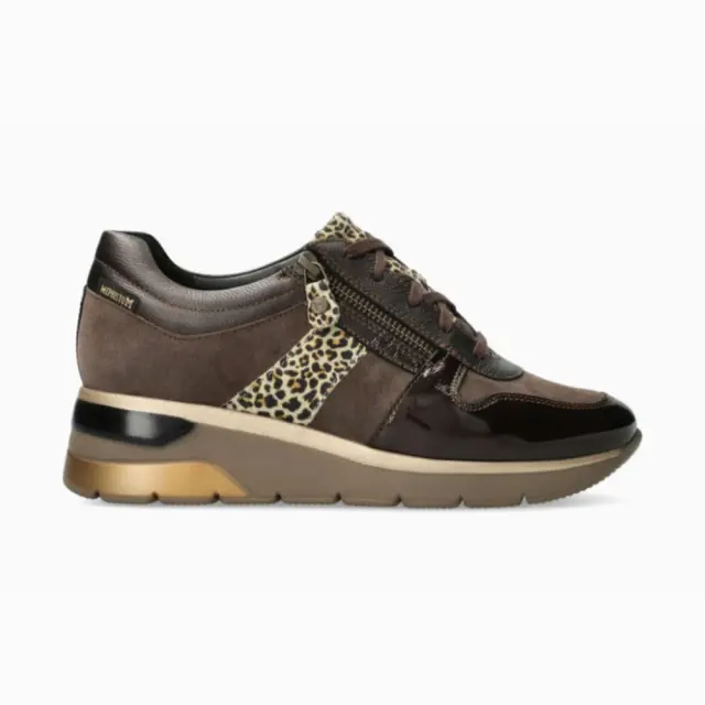 Mephisto Sneakers Γυναικείο δέρμα/δέρμα Nubuck Καφέ MEP/ELISIA BRONZE