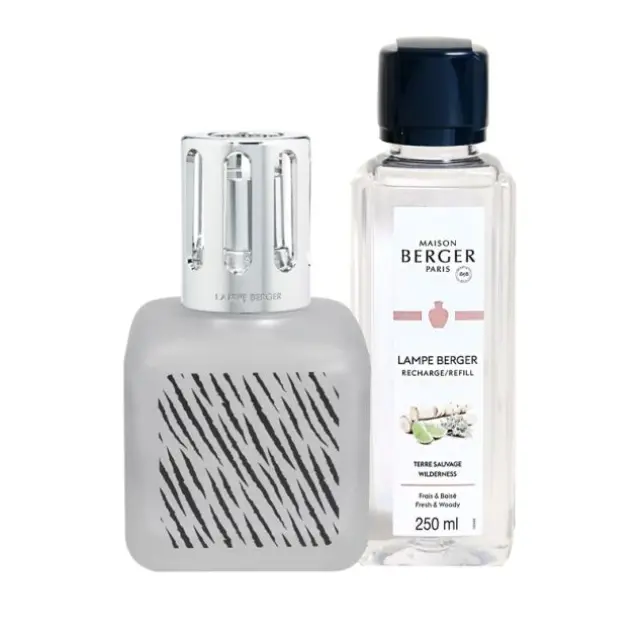 Maison Berger Paris Lampe Berger Glacon Zebra Gift Set Καταλυτική Λάμπα Αρωματισμού και Καθαρισμού Αέρα του Χώρου 3