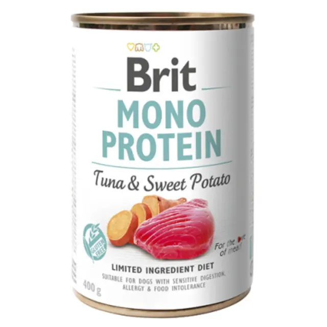 Wet dog food BRIT MONO PROTEIN Tuna with sweet potato 400 g