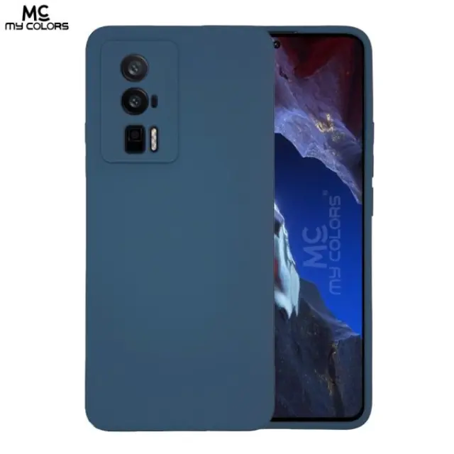 Θήκη Σιλικόνης My Colors Xiaomi - Poco F5 Pro 5G - Μπλε Σκούρο