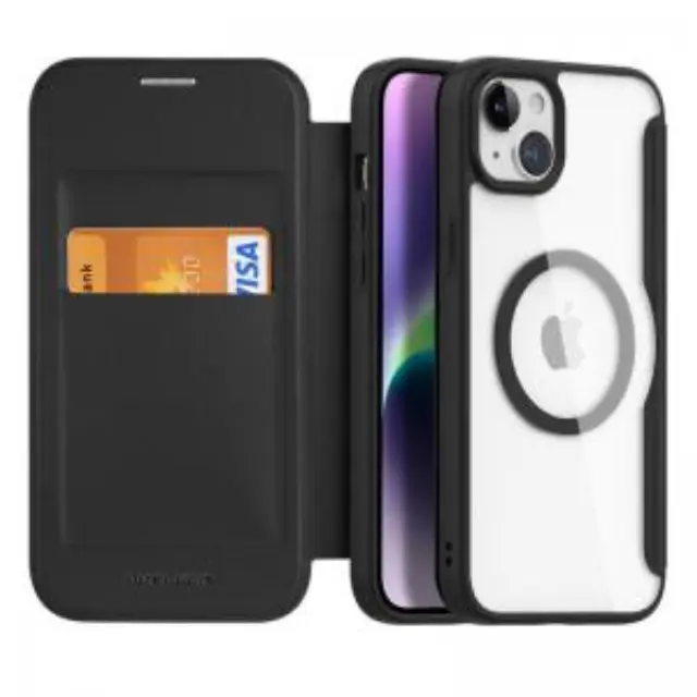 Θήκη Flip Dux Ducis Apple iPhone 15 Wallet Skin X Pro Μαύρο N63037 3