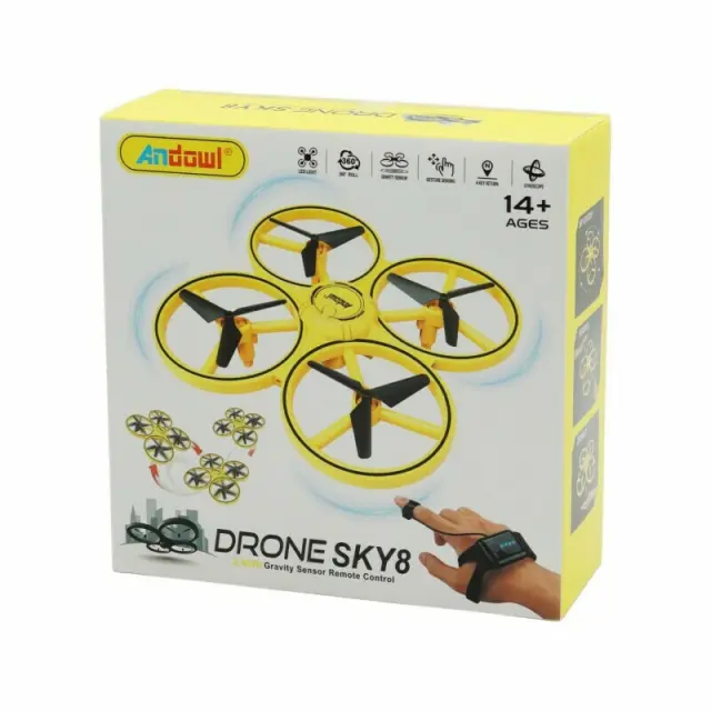 Andowl Τηλεκατευθυνόμενο Drone Quadcopter 2.4G με Φωτάκια SKY8