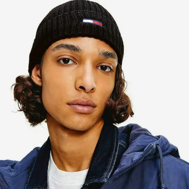 Beanie Σκούφος Tommy Hilfiger AM0AM07938-BDS Μαύρο - ONESIZE 2