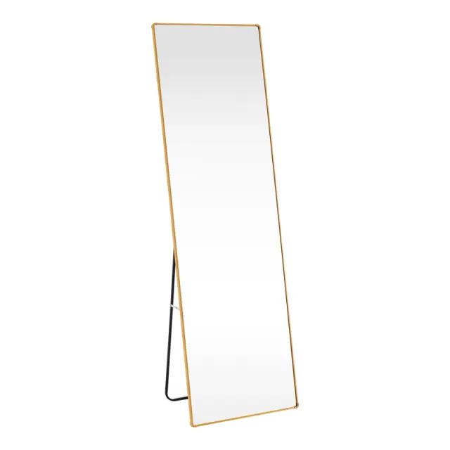 Καθρέπτης Moira αλουμίνιο χρυσό 50x28x160εκ