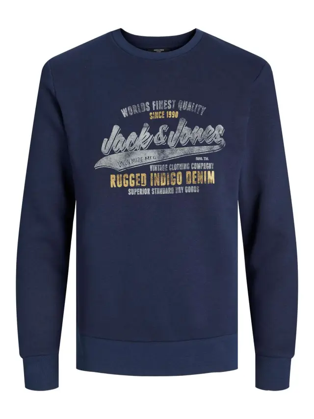 JPRBLUBILLY LOGO SWEAT CREW NECK FST Navy Blazer
