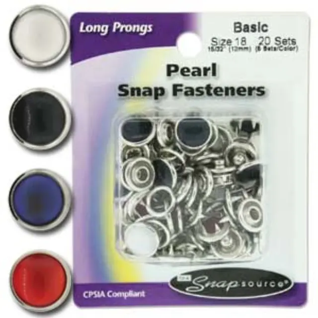 Τρουκς Pearl Basic Size18 (12mm) - 20σετ