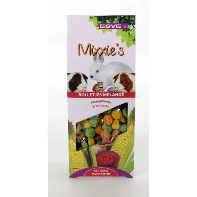 Esve Λιχουδιά Mixxies Bolletjes Melange για Κουνέλια & Τρωκτικά 100gr