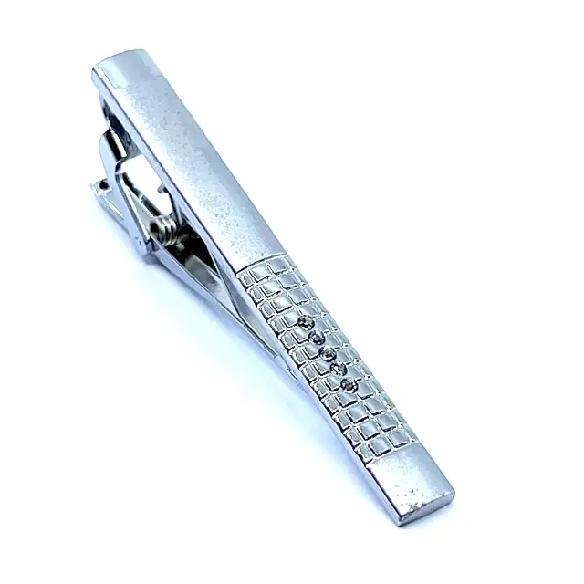 Ασημί Κλιπ Γραβάτας 6 cm – LGTC-T13/10 3