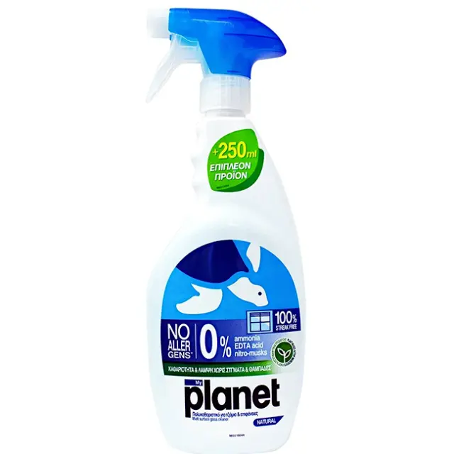 Καθαριστικό Τζαμιών PLANET NATURAL Αντλία 750+250ml