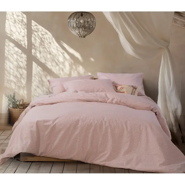 ΣΕΤ ΣΕΝΤΟΝΙΑ ΒΑΜΒΑΚΕΡO ΠΕΡΚΑΛΙ KING SIZE SISSY 280X270 NEF-NEF HOMEWARE ROSE