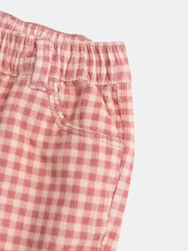 Βρεφικό Παντελόνι για Κορίτσια Sweet Checks ΡΟΖ 2